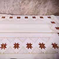 رانر و رومیزی خامه دوزی BS0102 غرفه ملک خورشید                                  