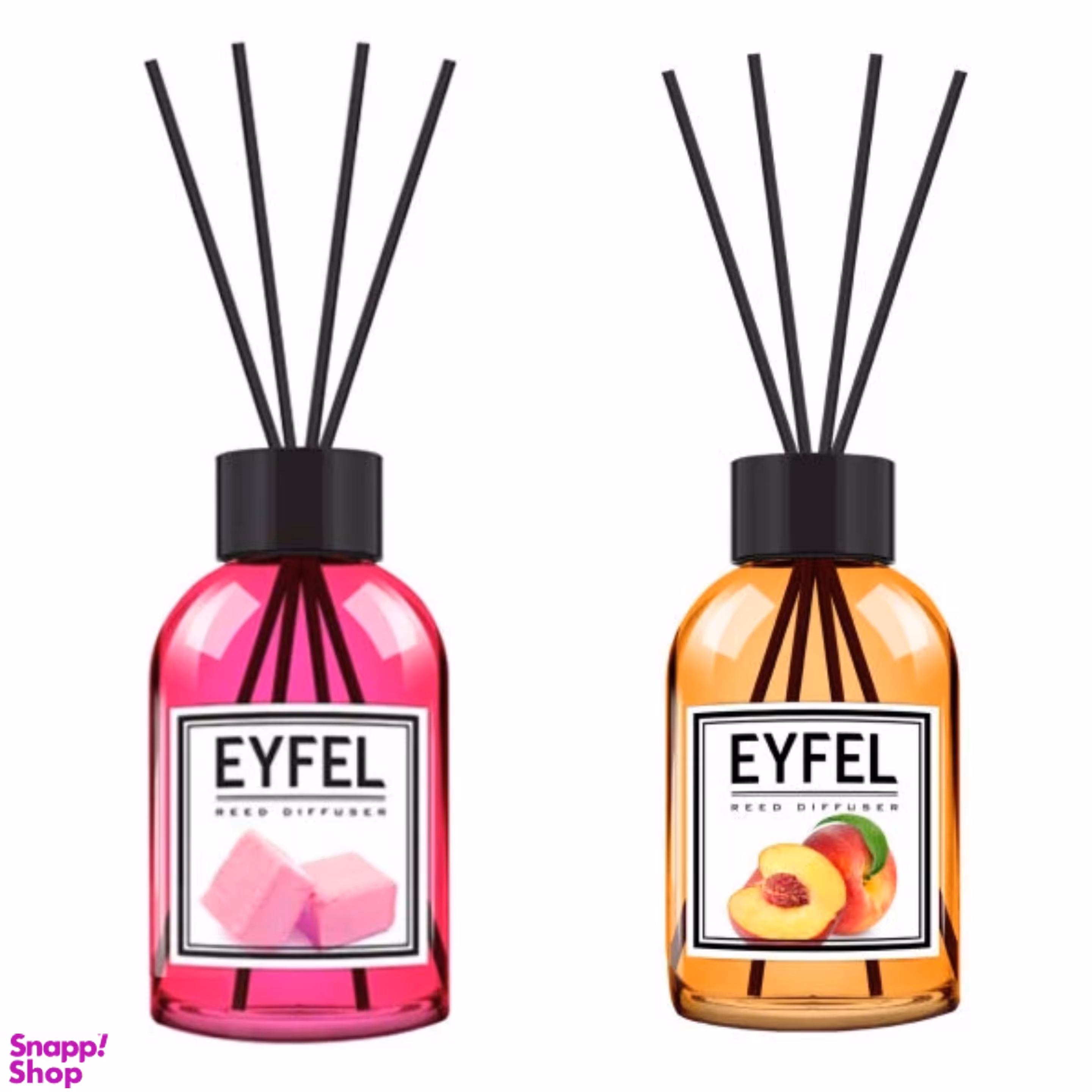 خوشبو کننده هوا ایفل مدل هلو و آدامس حجم 120 میلی لیتر بسته 2 عددی