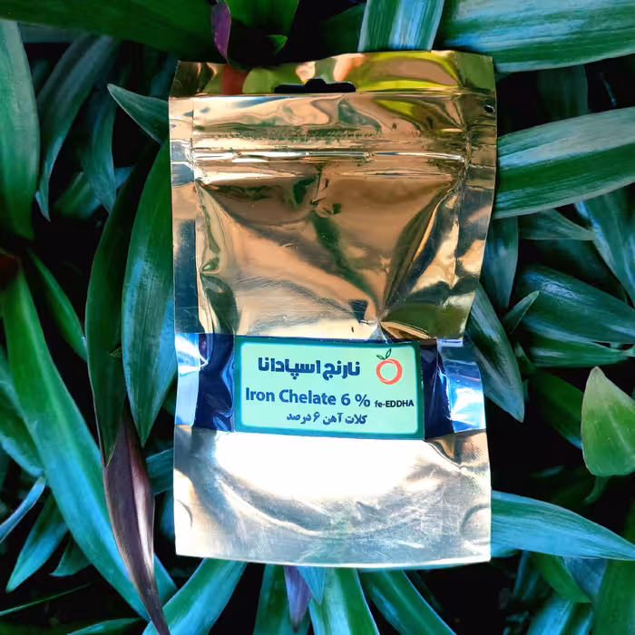 کلات آهن پودی بسته بندی 50 گرمی مخصوص گیاهان آپارتمانی 