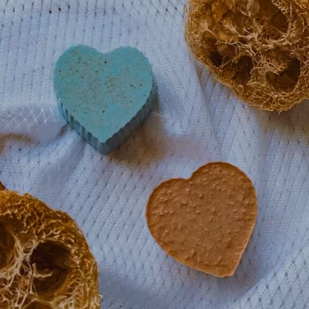 صابون گلیسرینه Patyap ،حاوی پودر لوفا و روغن نارگیل