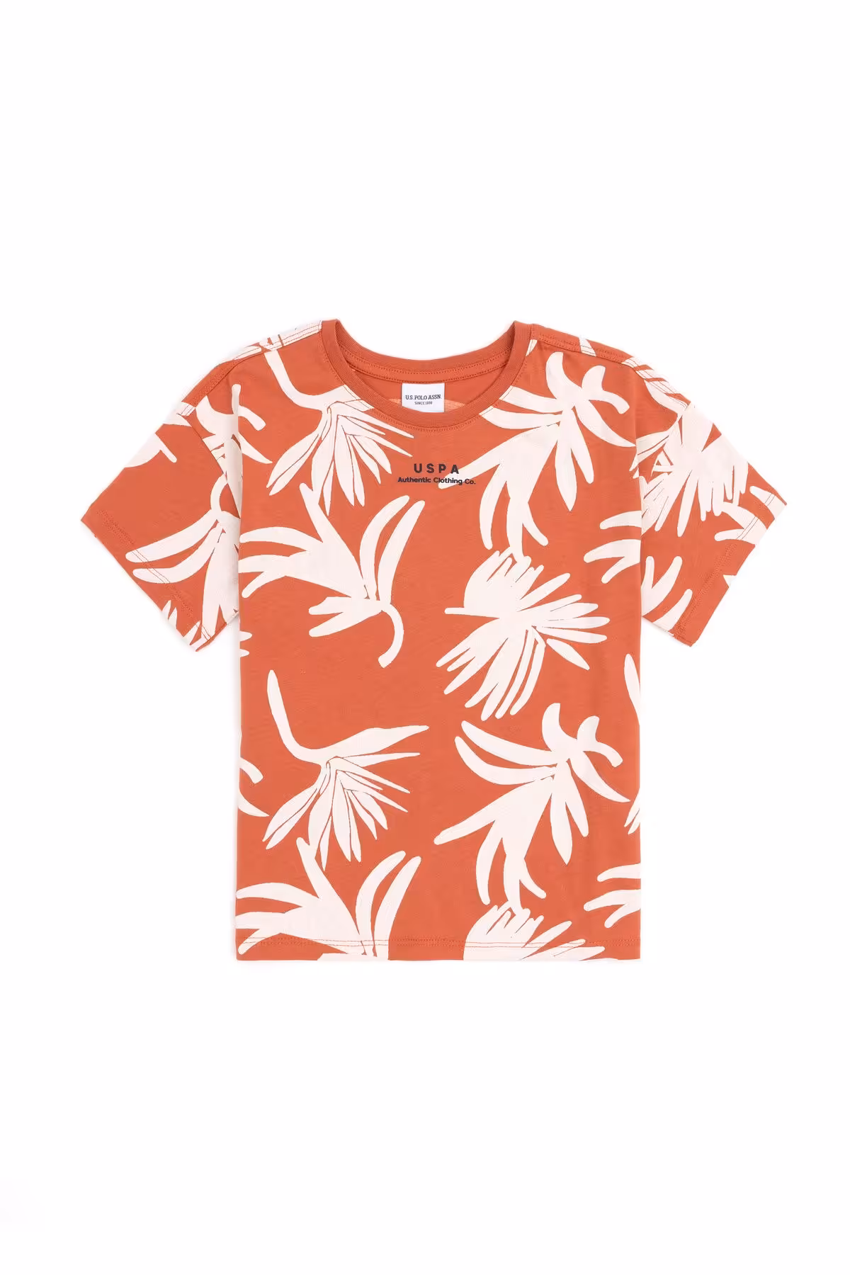 تی شرت صورتی پسرانه و بچگانه دوچرخه سواری پودر پسر U.S. Polo Assn.