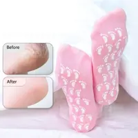 جوراب سیلیکونی ترک پا لایه بردار از بین برنده ترک و پینه پا خارپاشنه و میخک پسوریازیس اگزما آبرسان