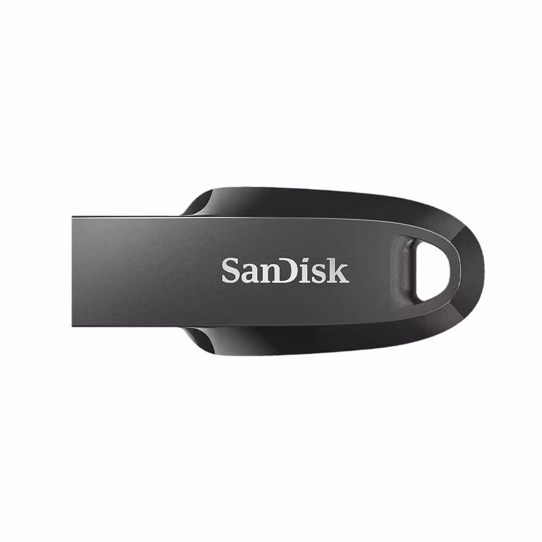 فلش مموری SanDisk مدل Ultra Curve USB3.2 با ظرفیت 128 گیگابایت - (گارانتی 3 ساله ایران رهجو)