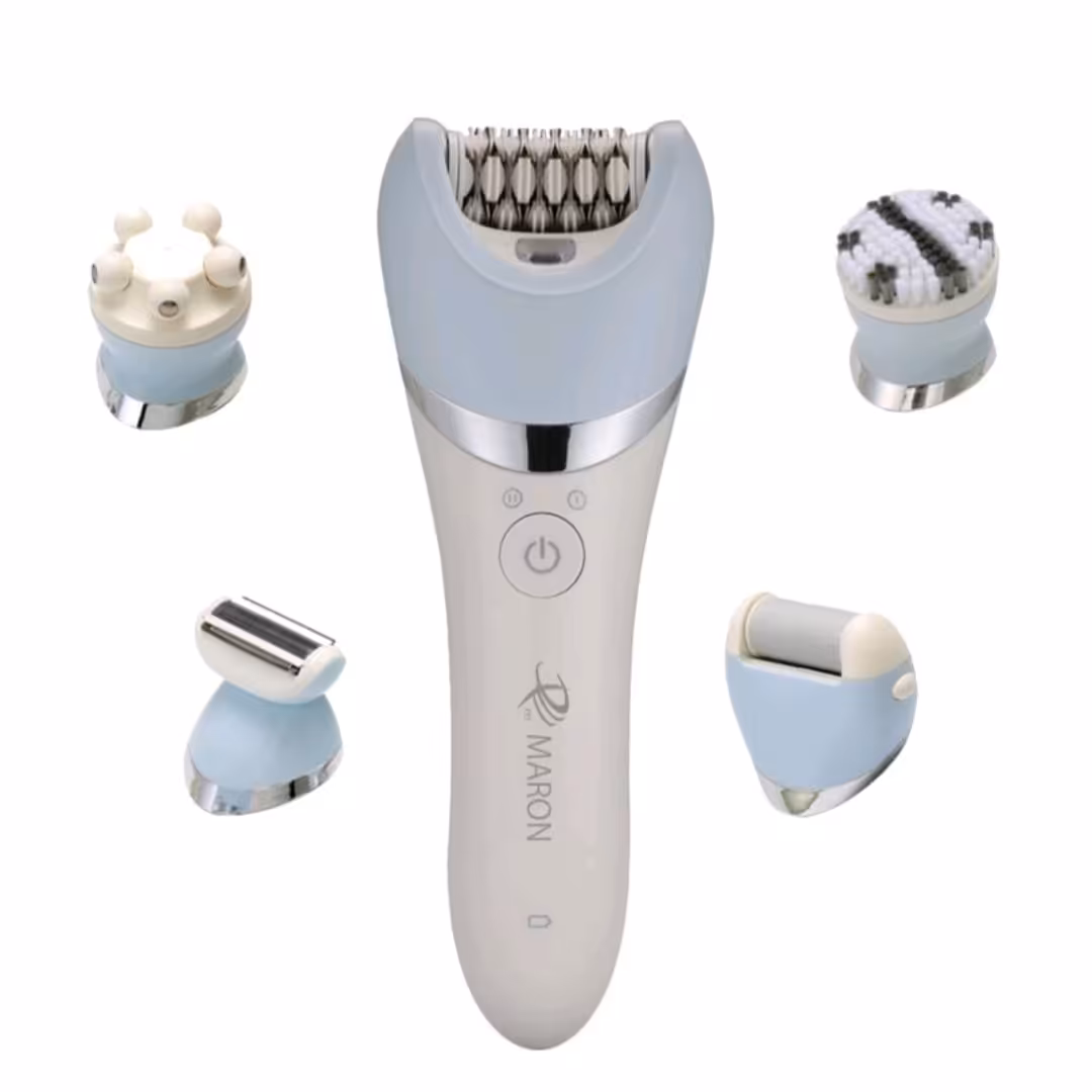 اپیلاتور(اپی لیدی) پرومارون مدل RL614 همراه با 5سری متفاوت شیو و وماساژ و .. همراه با 2سال گارانتی شرکتی معتبر