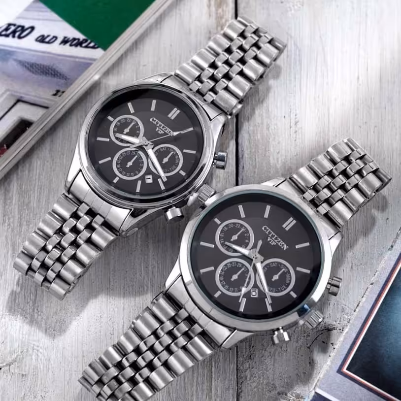 ست ساعت مچی  سیتیزن CITIZEN طرح VIP مدل 1330 دارای جعبه و باطری اضافه