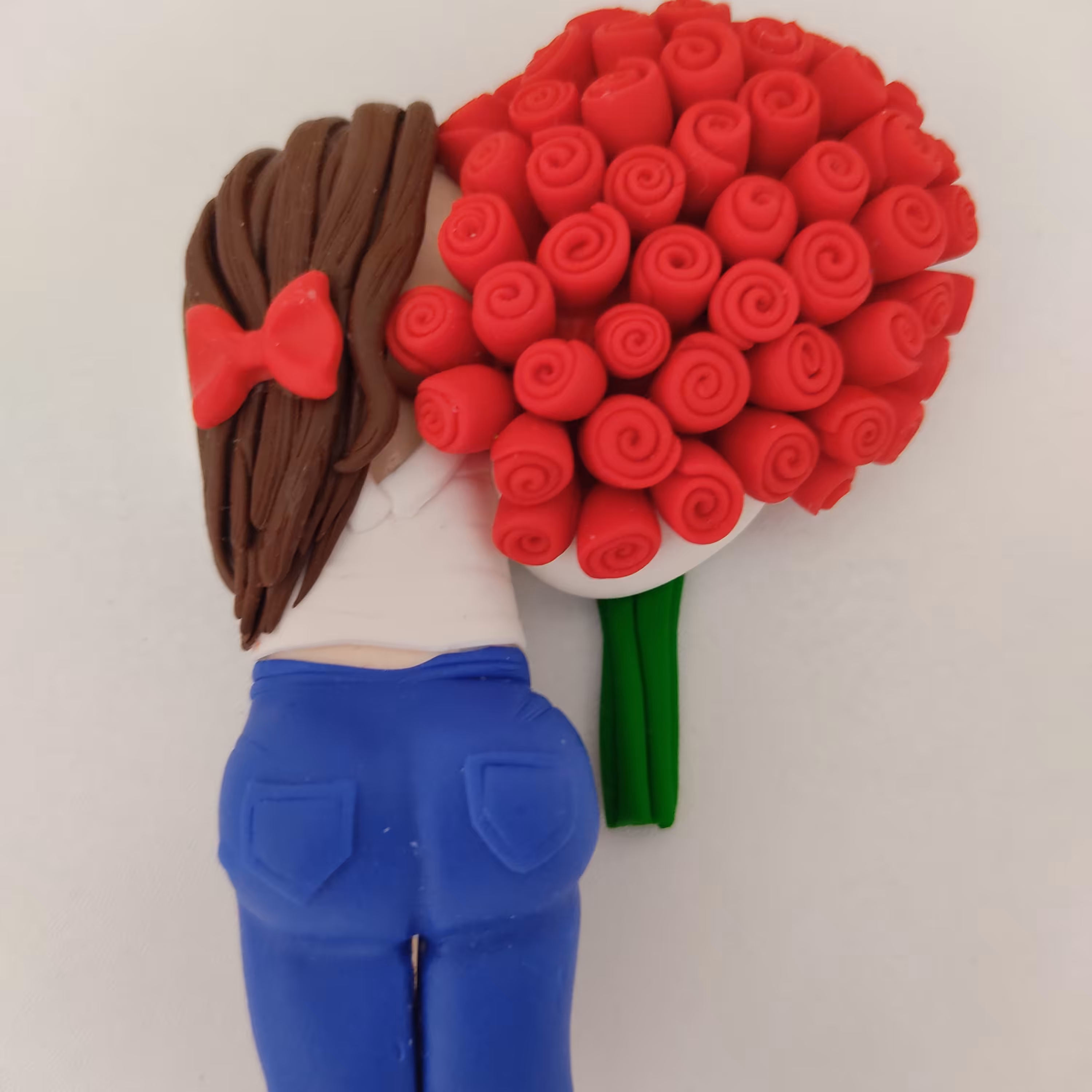 مگنت یخچالی خمیری دختر 