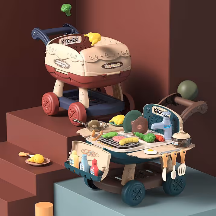 آشپزخانه چرخدار دارای سینک باتریخور ارسال رایگان KITCHEN 