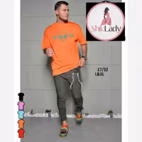 تیشرت لانگ اسپرت زنانه مردانه نخ پنبه 