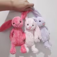 خرگوش جلی کت  خرگوش پارچه ای اسباب بازی 
