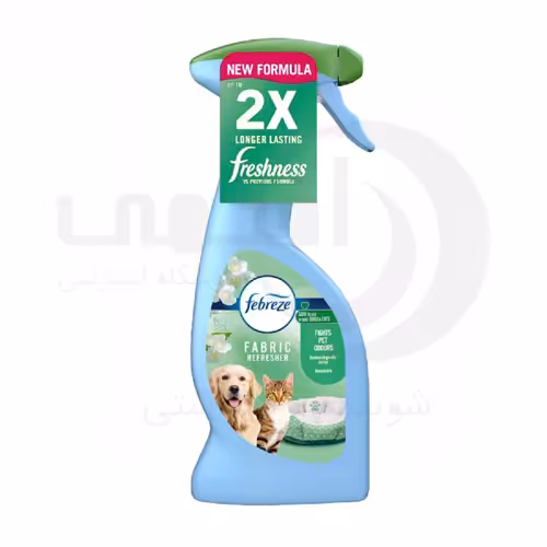 اسپری خوشبو کننده پارچه فبرز مخصوص حیوانات خانگی حجم 375 میل