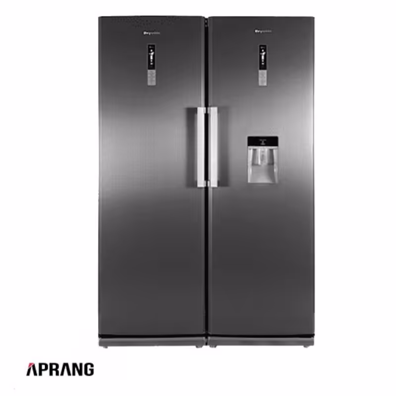 یخچال فریزر دوقلو دیپوینت مدل D4-استیل