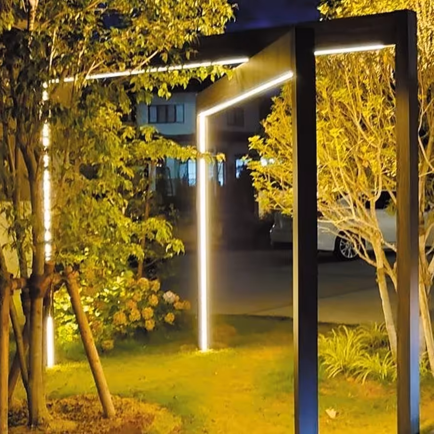 لاین عرض 3سانت مخصوص فضاهای بیرونی ضد آب روکش دار توان 40وات بر متر لاینر نور خطی 