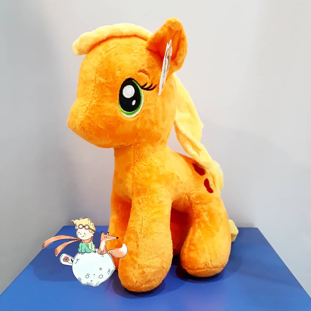 عروسک پولیشی اسب پونی نارنجی.