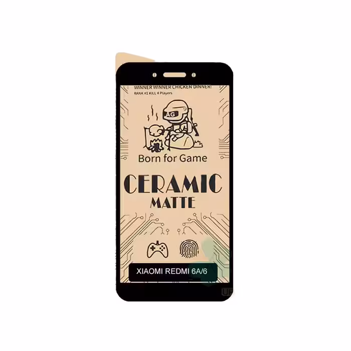 گلس سرامیکی مات گوشی شیائومی Xiaomi Redmi 6 / 6A