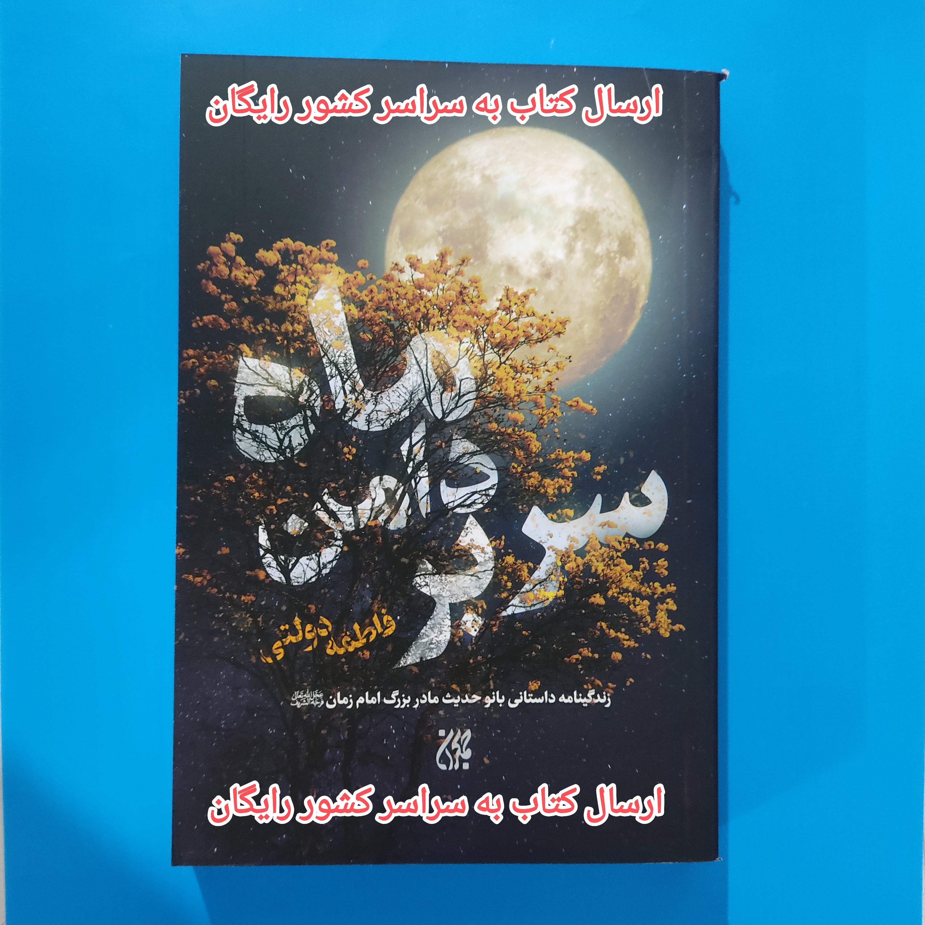 کتاب سر بر دامن ماه زندگی نامه داستانی بانو حدیث مادر بزرگ امام زمان عج
