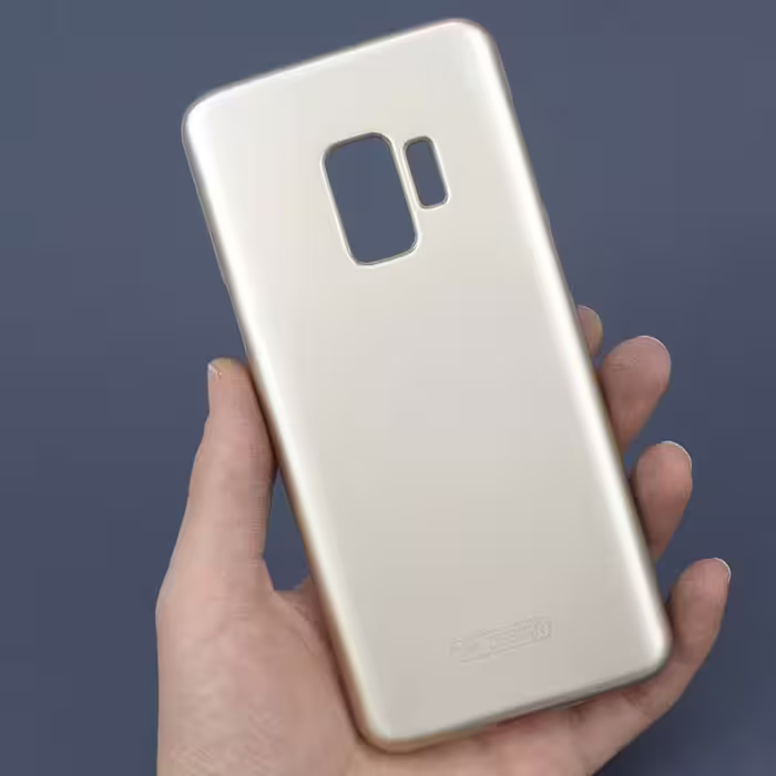 قاب ژله ای براق Samsung S9 طلایی