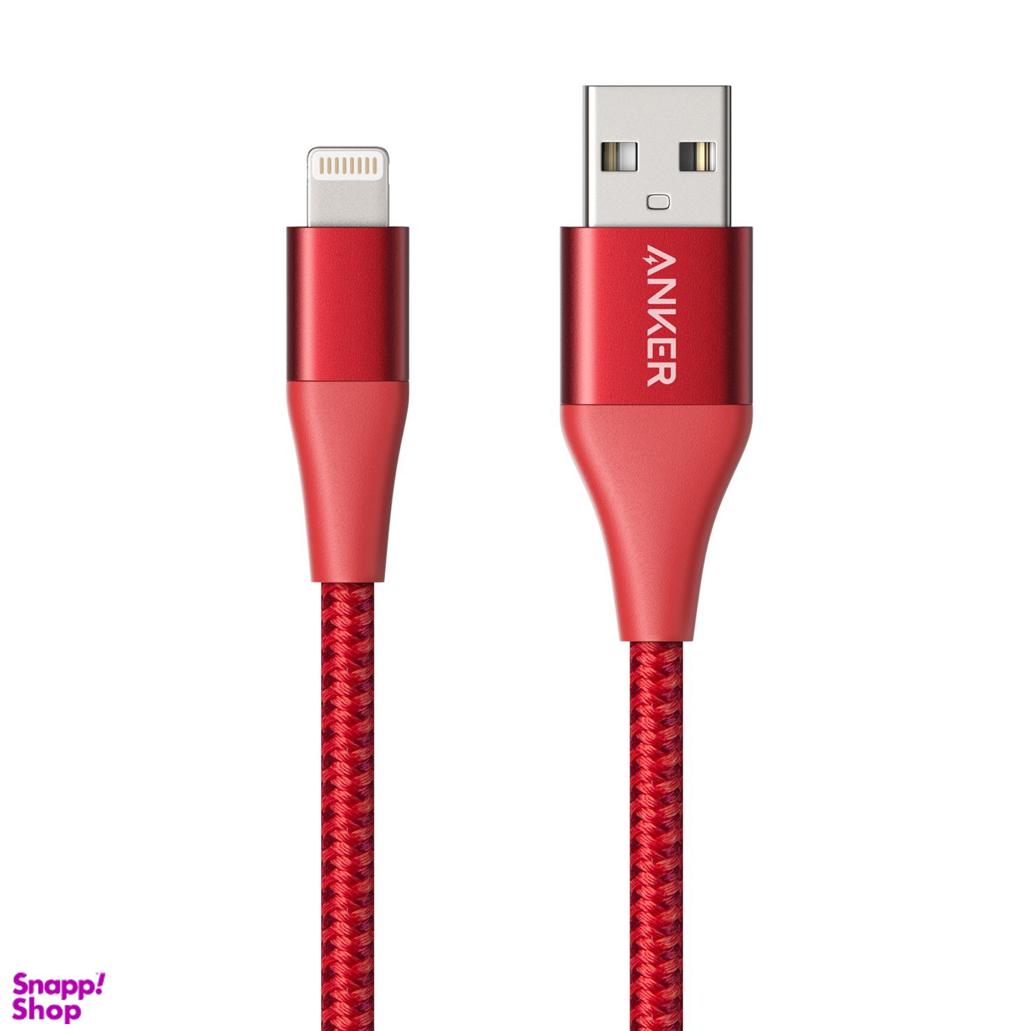 کابل تبدیل USB به Lightning انکر (Anker) مدل A8452 Powerline Ii Plus به طول 90cm