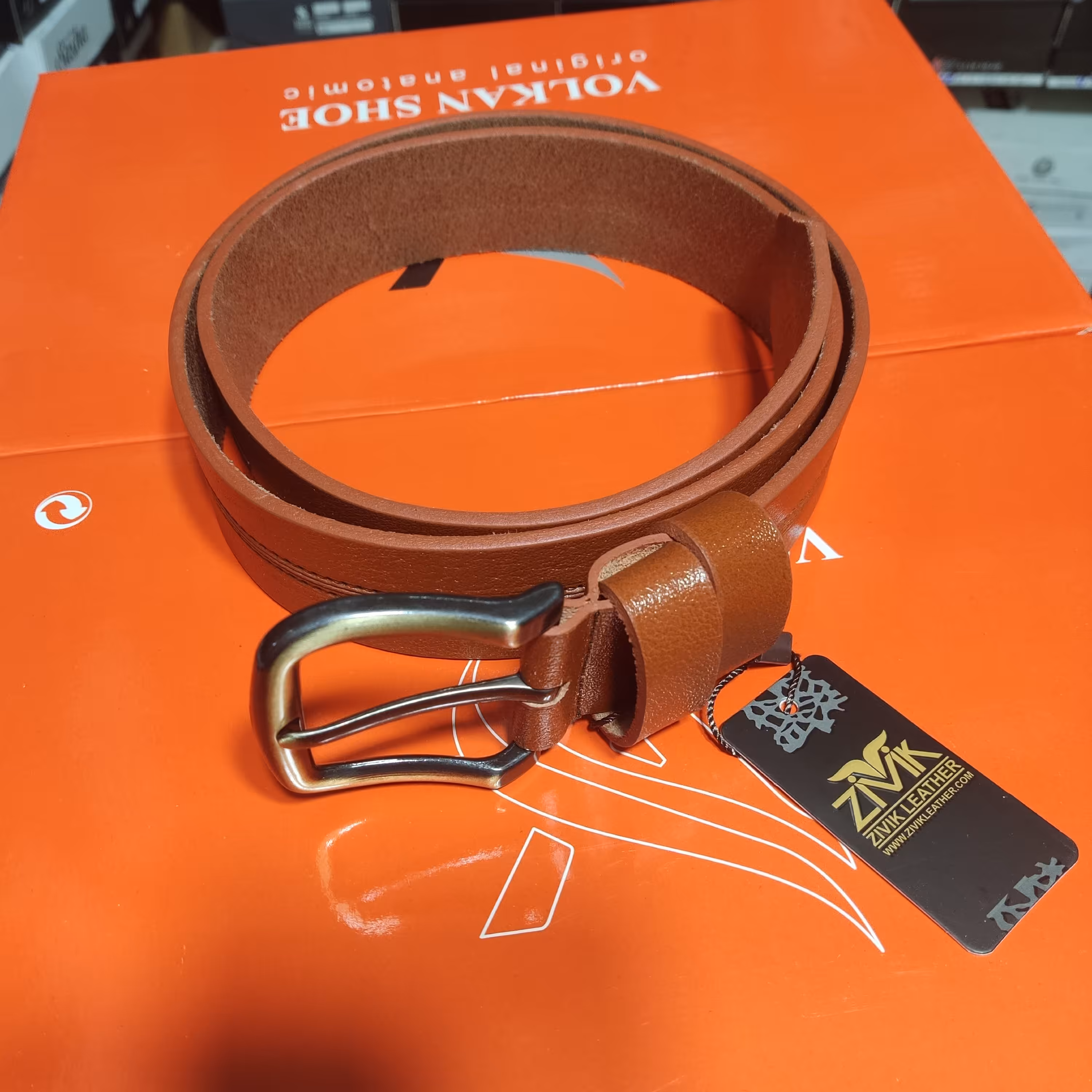 کمربند چرم طبیعی علا