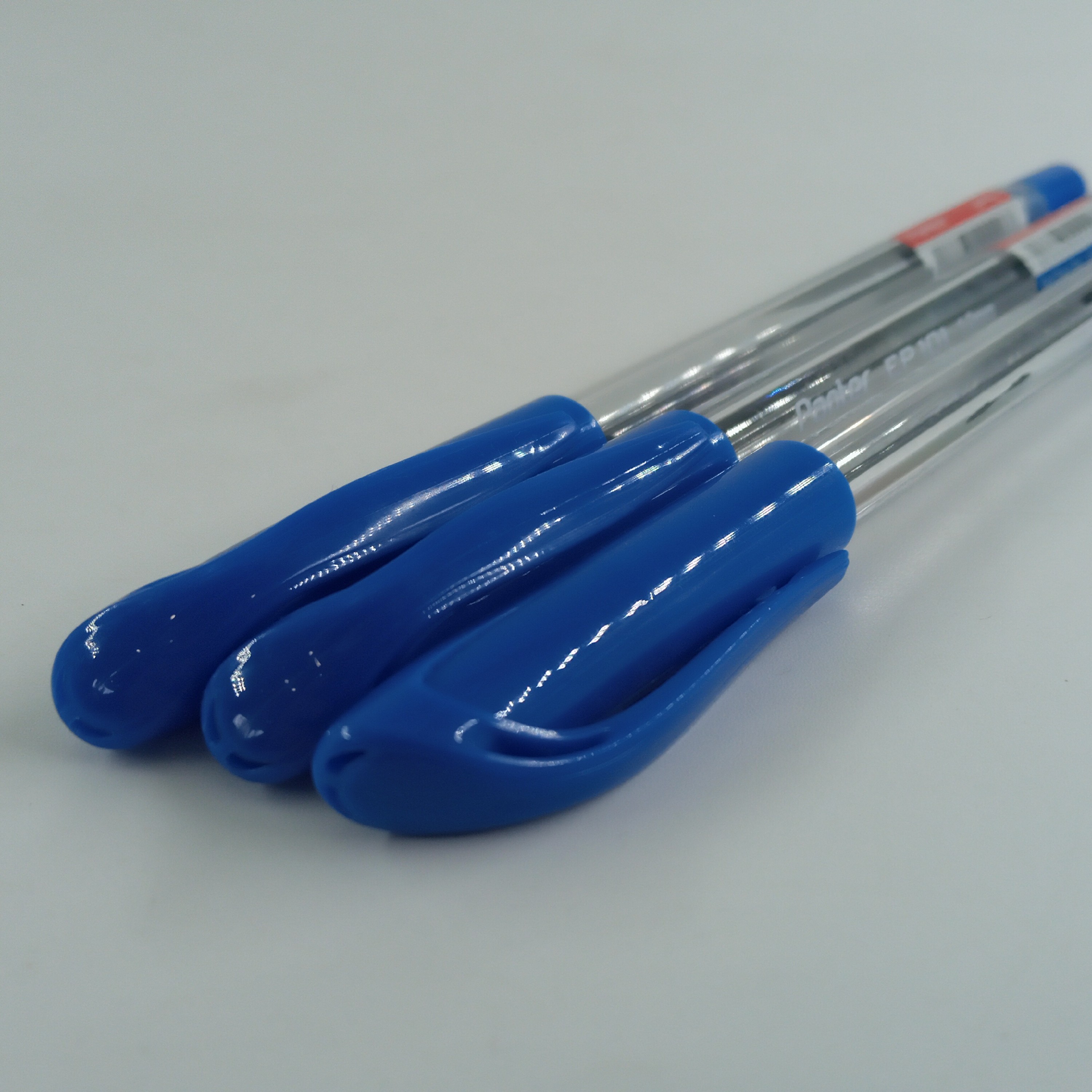 خودکار آبی و قرمز panter (پنتر) 0.7 میلیمتر  بدنه پلاستیکی شفاف