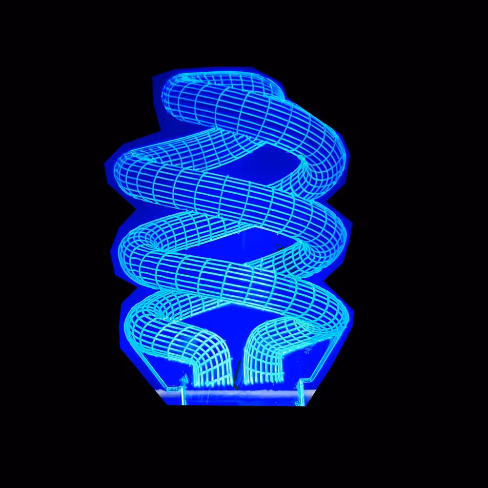 چراغ خواب پریزی طرح لامپ کم مصرف