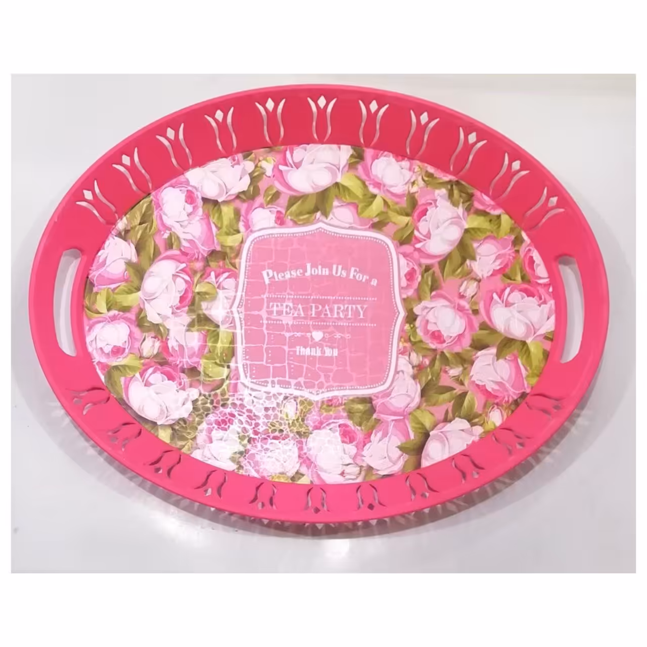 سینی بیضی پلاستیکی درجه یک سایز بزرگ