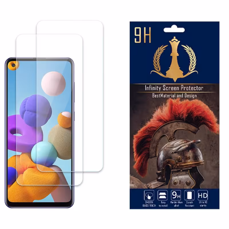 محافظ صفحه نمایش اینفینیتی مناسب برای سامسونگ Galaxy A21s بسته دو عددی