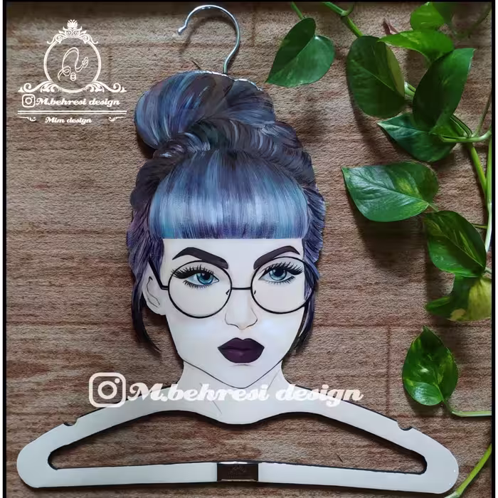 چوب لباسی چوبی مدل چتری (دستساز هنری)