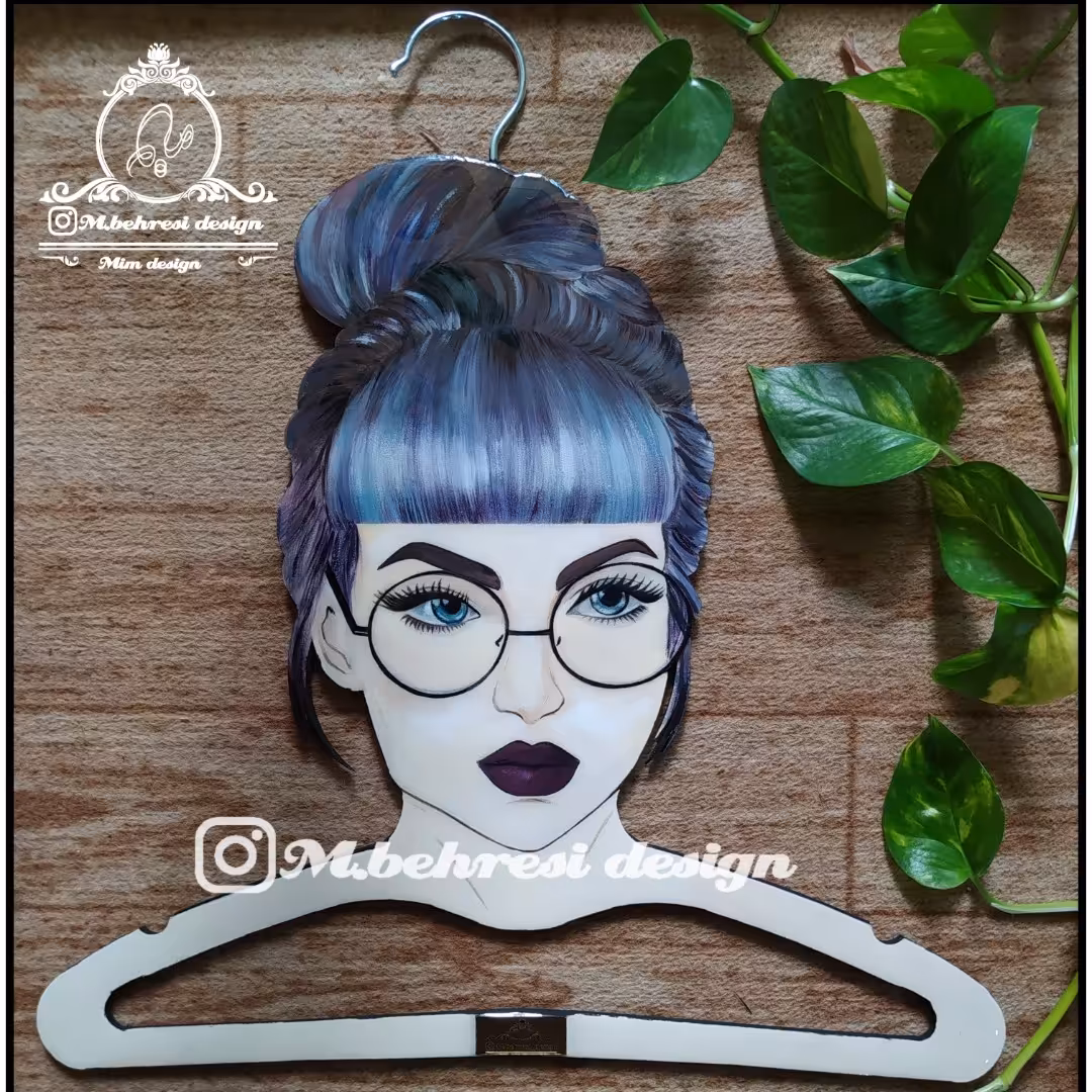 چوب لباسی چوبی مدل چتری (دستساز هنری)