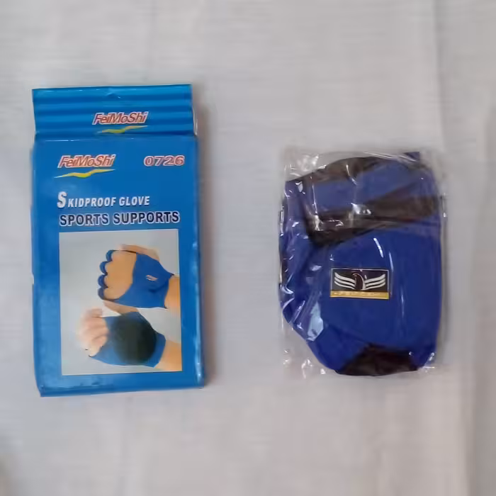 دستکش نیمه یا کف بند الاستیک دوچرخه سواری ؛بدنسازی وژیمناستیک