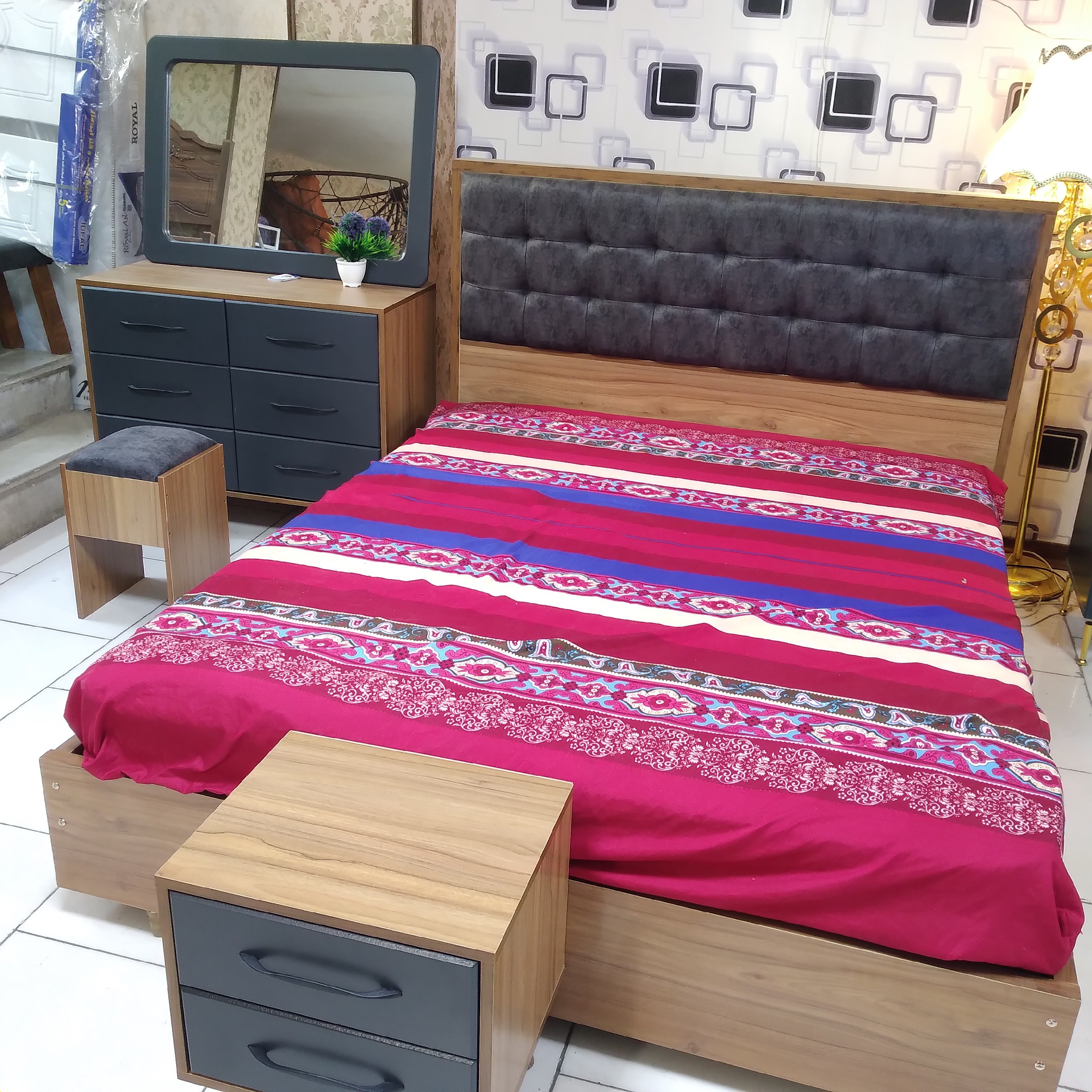 تخت سرویس خواب دونفره سرویس کامل (پس کرایه)