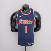 لباس سرمه ای فیلادلفیا سونی سیکسرز سیتی ادیشن ویژه 75 سالگی NBA