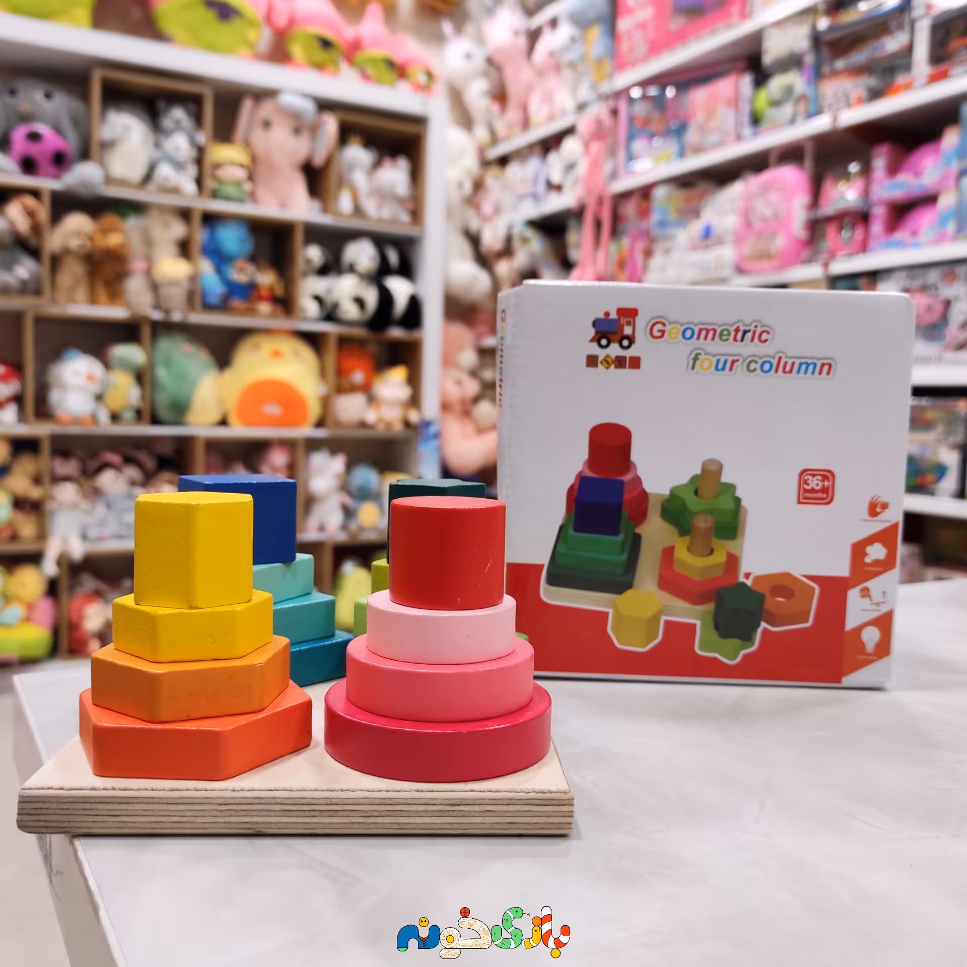 پازل چوبی مونته سوری چهار ستونه 