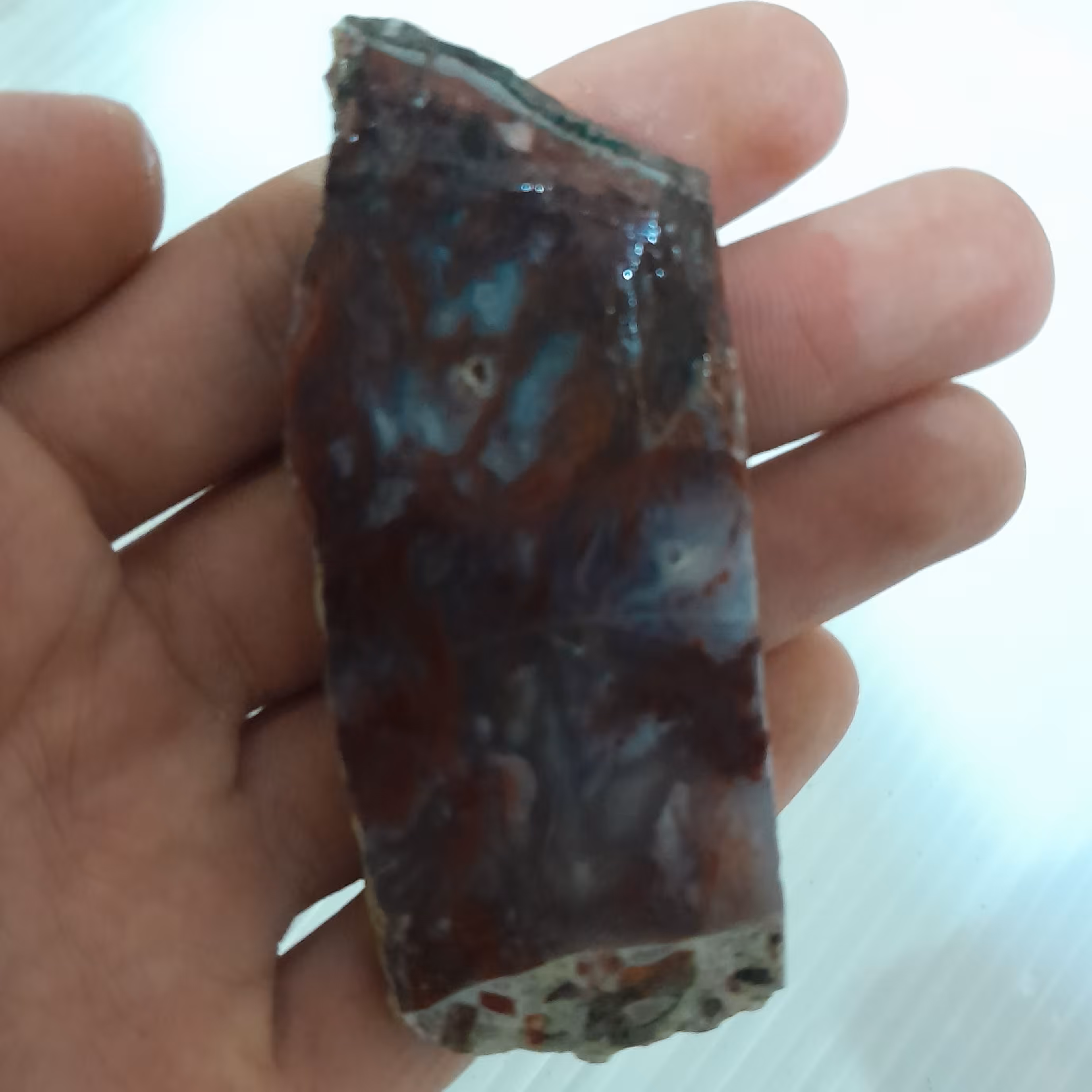 اسلایس سنگ عقیق منظره کد 139