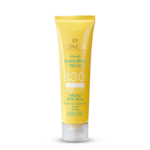 کرم ضد آفتاب SPF30 بدون رنگ سینره