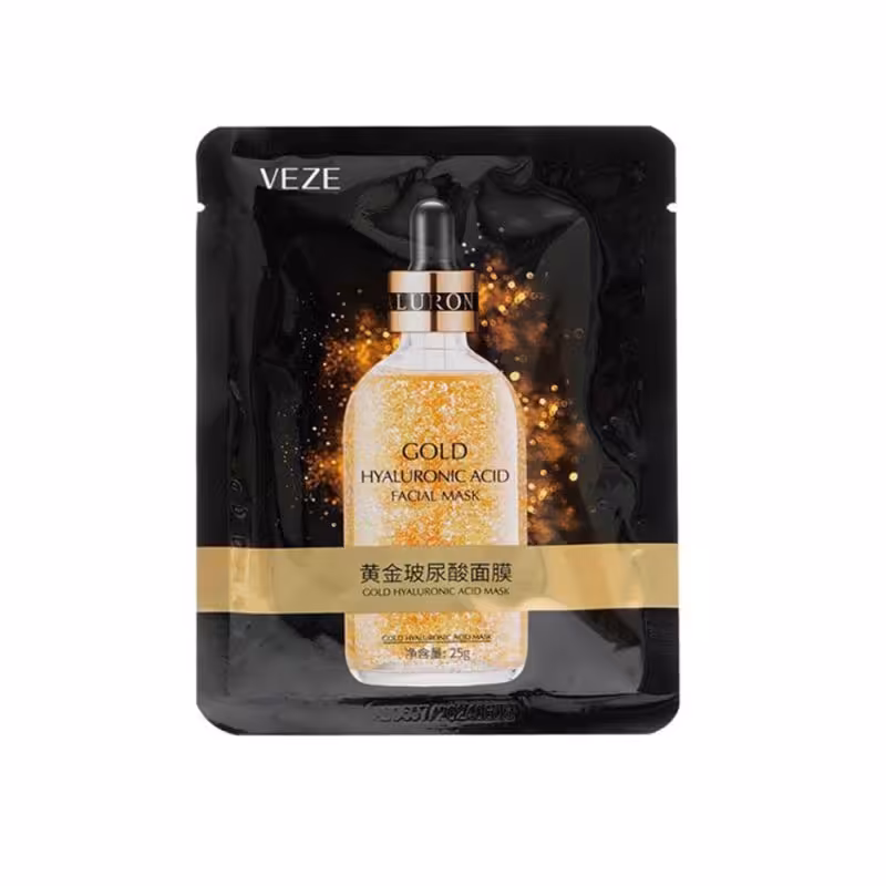 ماسک ورقه ای صورت طلا وزه veze محصولات پوستی سانیا