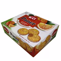 بیسکویت کرمدار با طعم پرتقال آیدین - 425 گرم