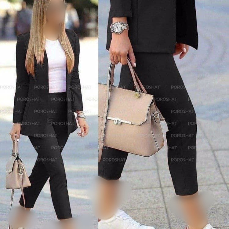 ست سه تیکه کت و شلوار و تاپ
