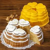 قالب کیک و ژله سیلیکونی طرح کف قلب