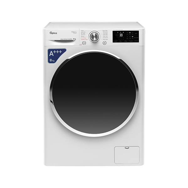 ماشین لباسشویی جی پلاس 8 کیلویی مدل GWM-L808W