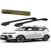 جعبه بار سقفی خاکستری KIA SOUL AM 2009 2013 TRX1 حامل سازگار Thunder