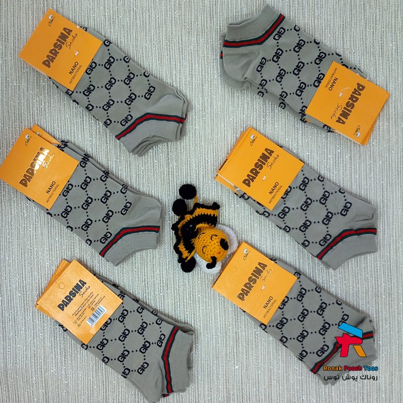 جوراب  مچی اسپرت طرح دار 12 عددعمده جینی