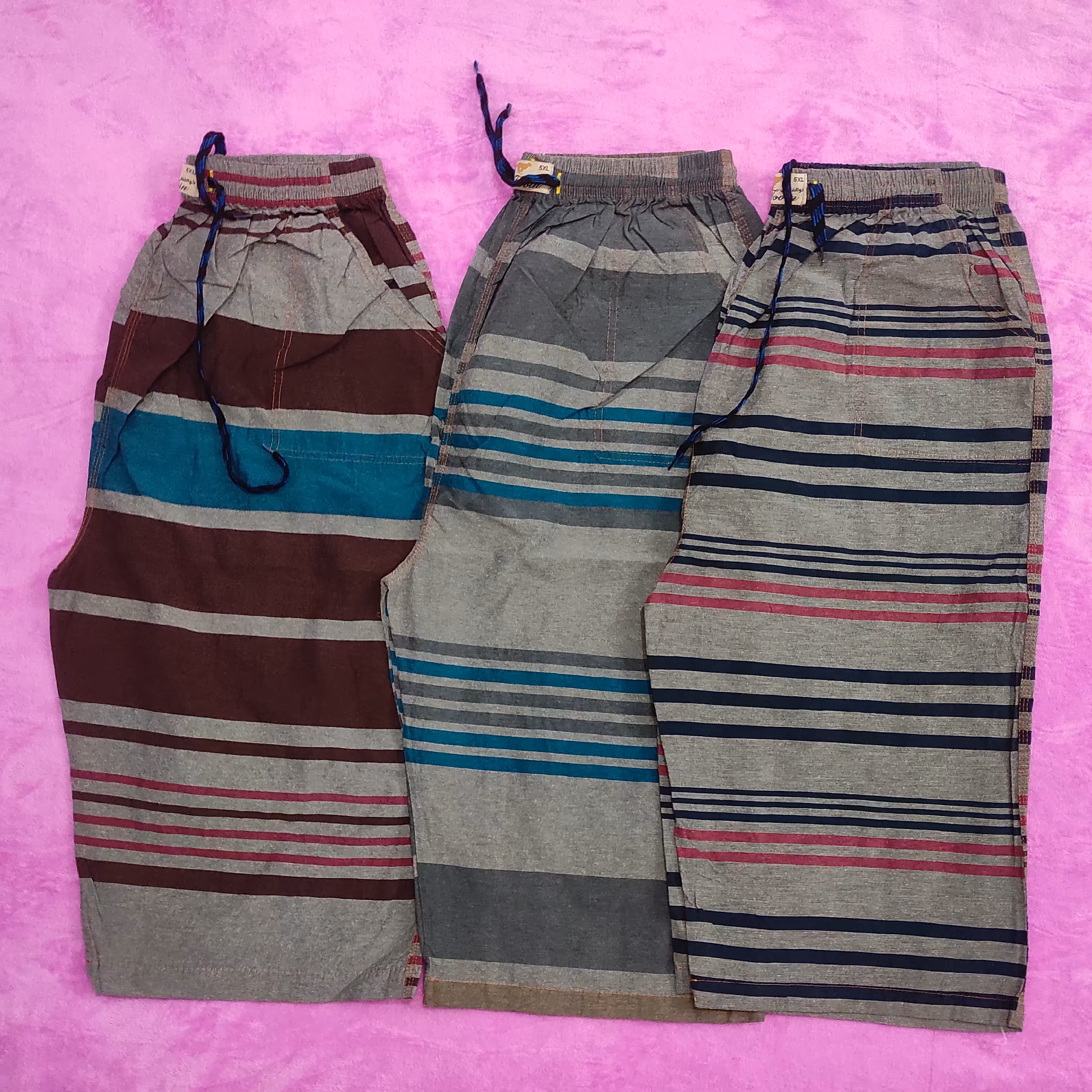 شلوارک نخ کتان قواره بزرگ سنگشور درجه یک 