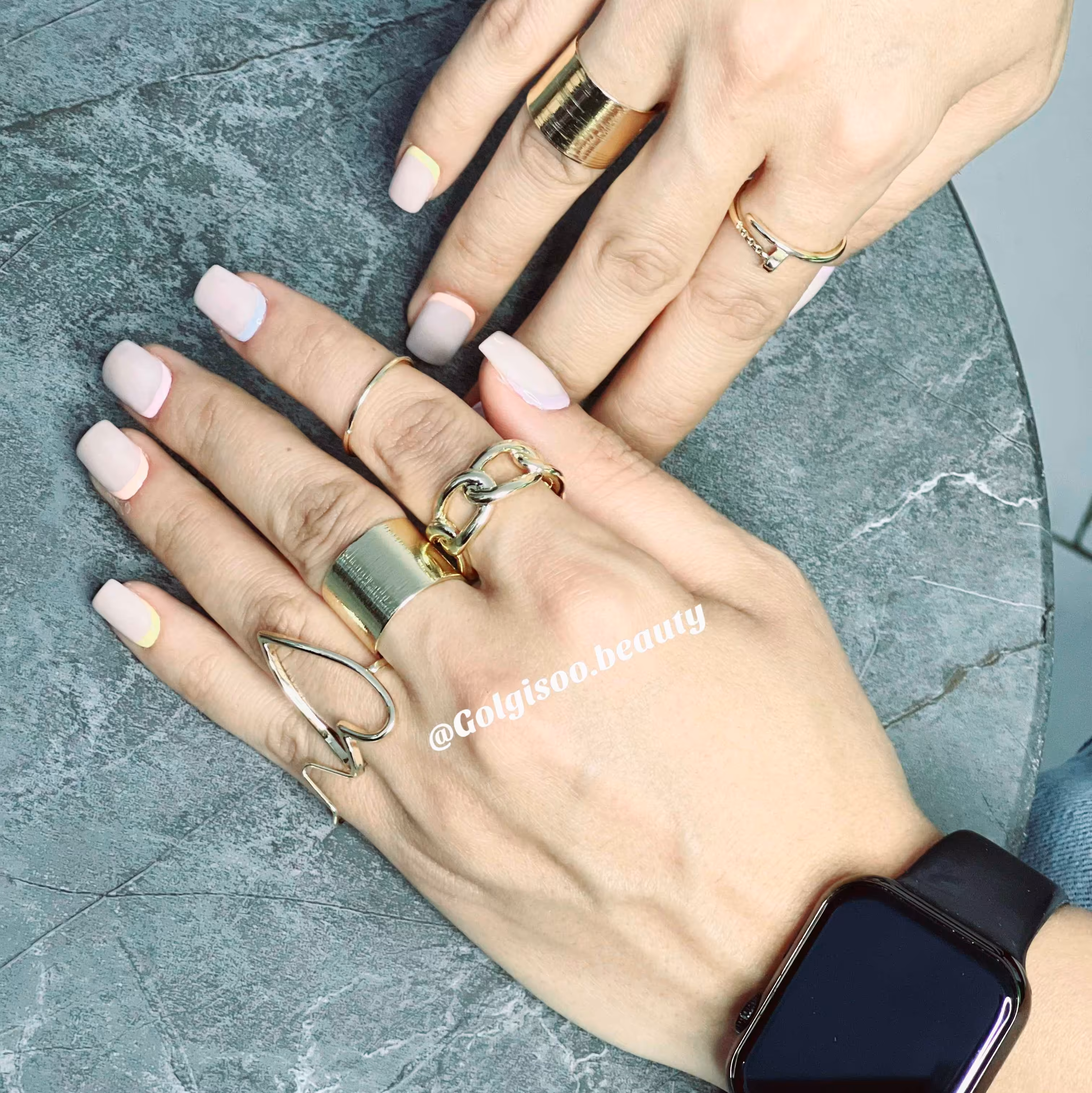 انگشتر پکی طلایی کد 1111