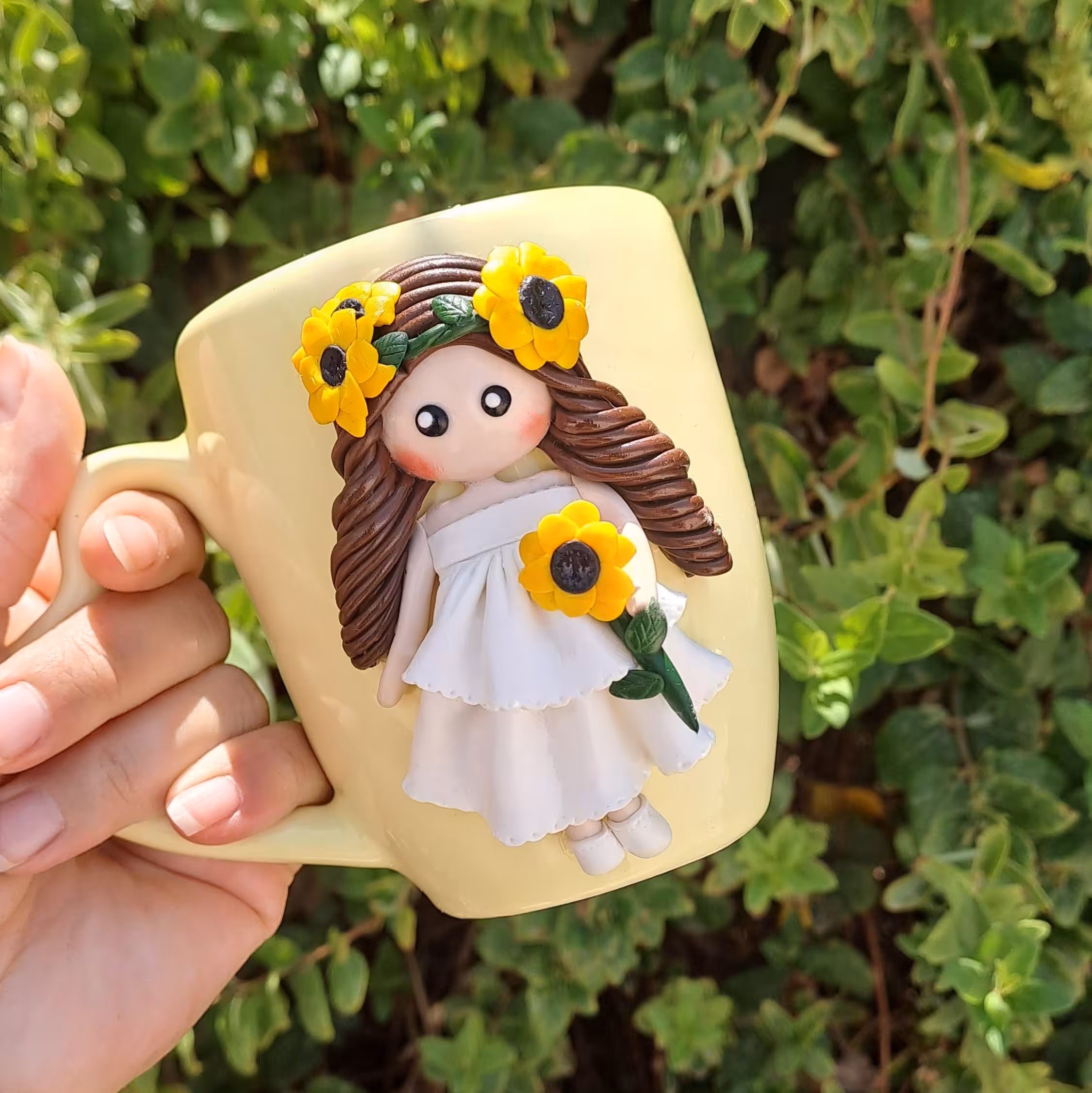 ماگ عروسکی دختر آفتابگردون