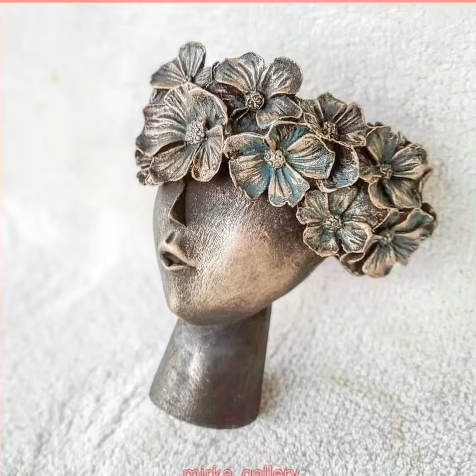 ظرف پلی استر دختر شکوفه به سر