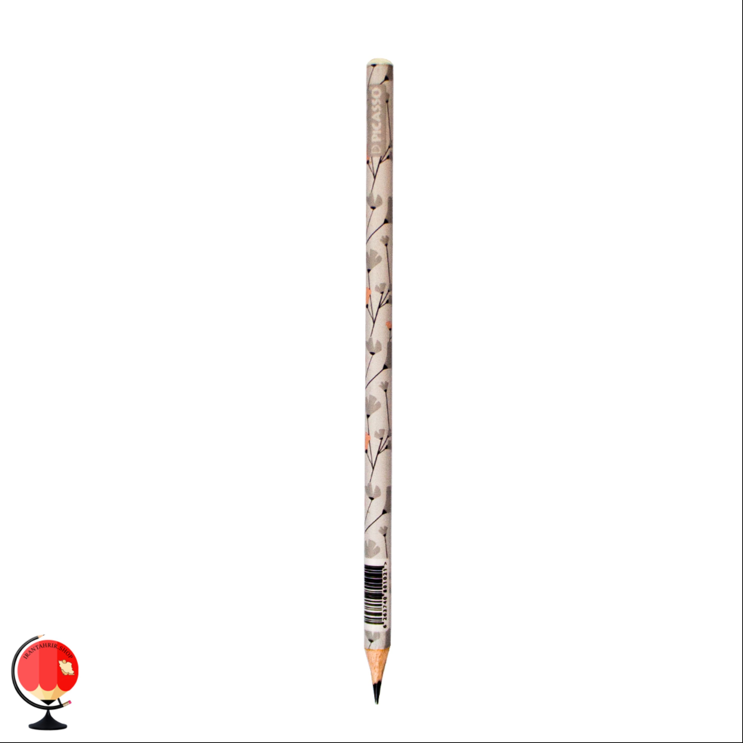 مداد مشکی پیکاسو HB طرح گل کد 1282