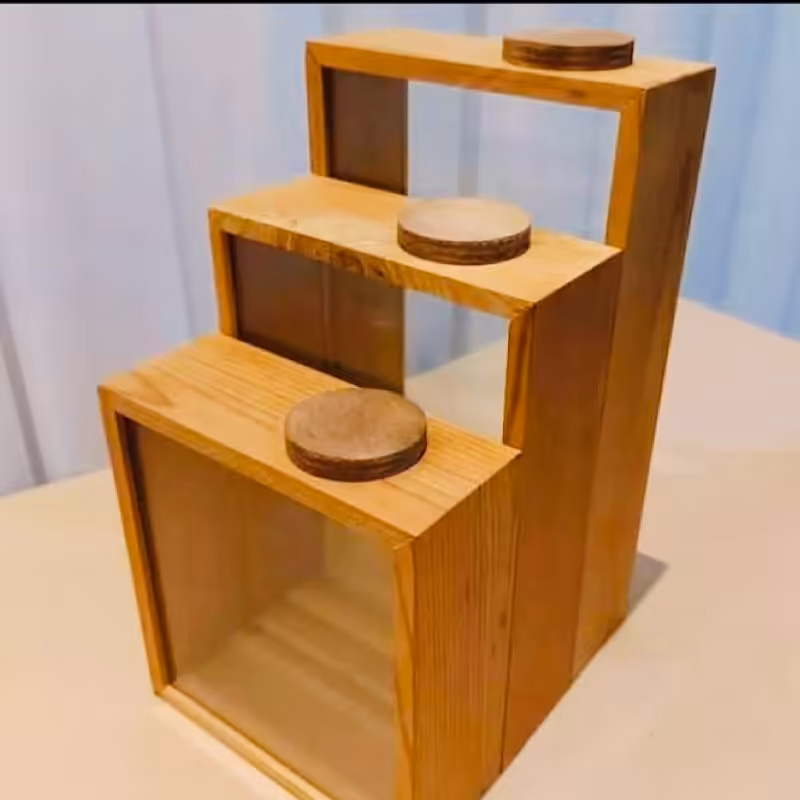 بانکه چوبی حبوبات