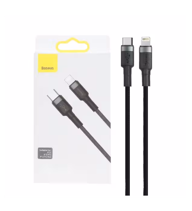 کابل شارژ فست بیسوس Type-C to Lightning مدل CATLKLF-G1