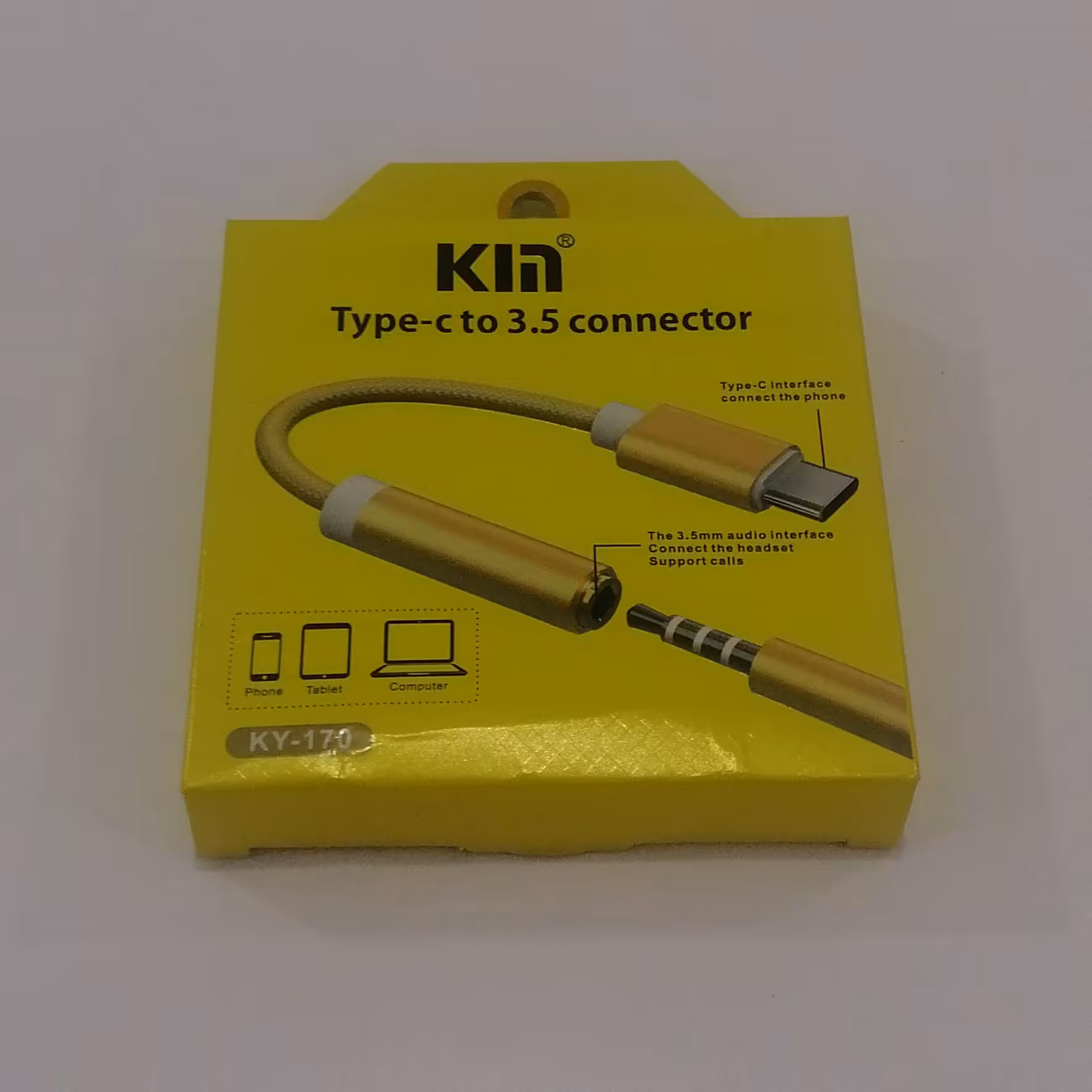 جک تبدیل تایپ سی به آ یو ایکس جهت اتصال هندزفری به گوشی های سامسونگ و شیائومی از محل سوکت شارژ