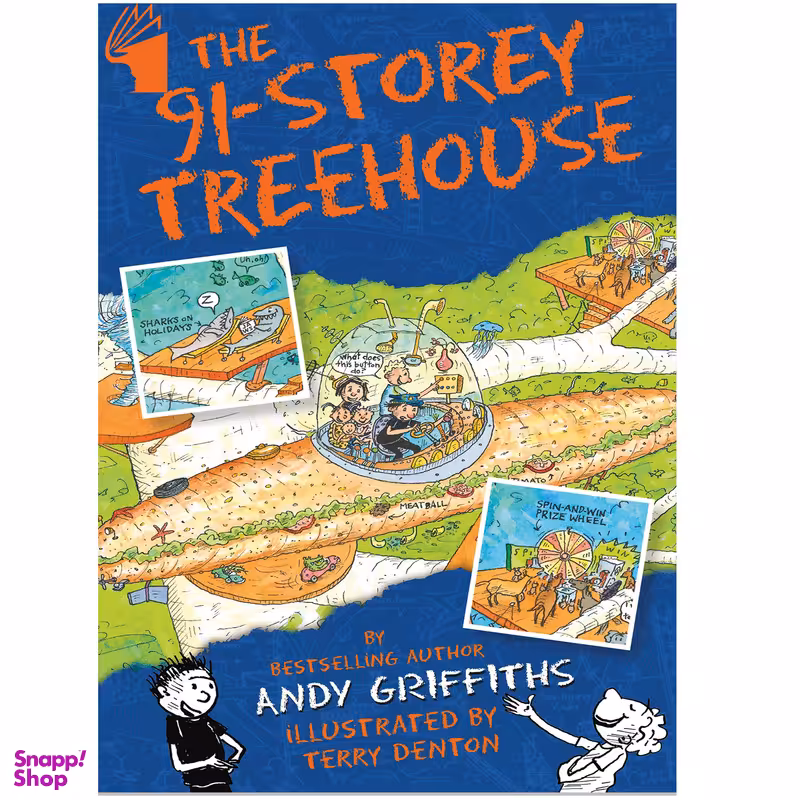 کتاب The 91-Story Treehouse اثرAndy Griffiths انتشارات معیار علم